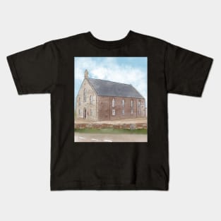 Twatt Kirk, Birsay, Orkney, UK Kids T-Shirt